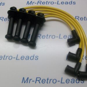 Yellow 8mm Performance Ignition Leads For The Focus Black Top Zetec Quality Lead