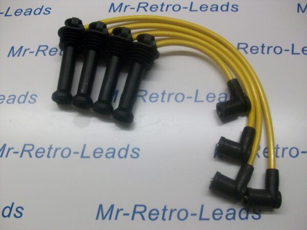 Yellow 8mm Performance Ignition Leads For The Focus Black Top Zetec Quality Lead