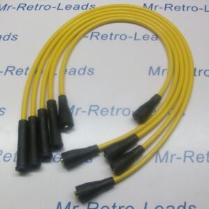 Yellow 8mm Performance Ignition Leads For The Capri 1.6 2.0 Ohc Cortina P100 Ht