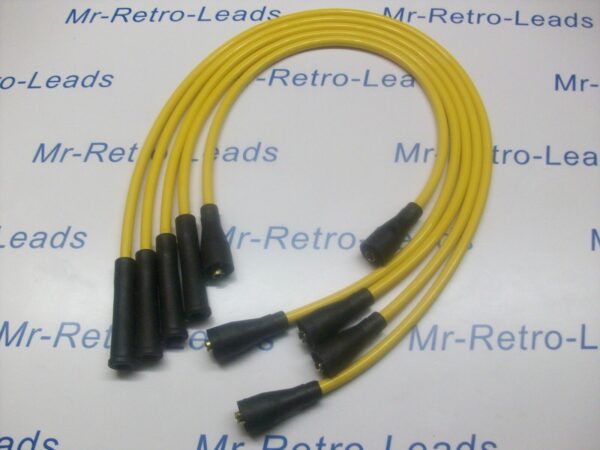 Yellow 8mm Performance Ignition Leads For The Capri 1.6 2.0 Ohc Cortina P100 Ht