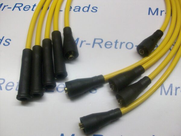 Yellow 8mm Performance Ignition Leads For The Capri 1.6 2.0 Ohc Cortina P100 Ht