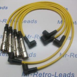 Yellow 8mm Performance Ignition Leads For Transporter Box 2.0 T25 Camper..