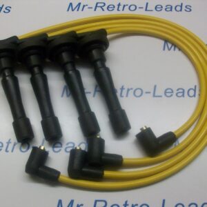 Yellow 8mm Performance Ignition Leads For The Civic B16 B18 Dohc Engines Quality