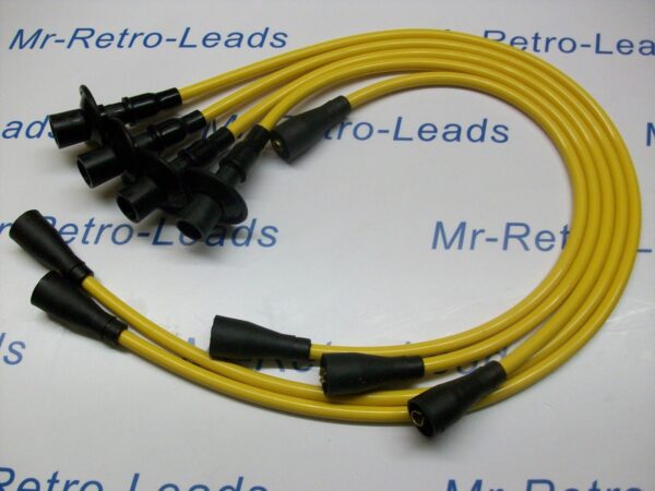 Yellow 8mm Performance Ignition Leads For Beetle & T2 1968-1979 Quality Ht Leads