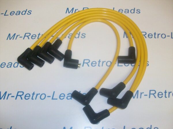 Yellow 8mm Performance Ignition Leads Volvo 480 460 440 2.0 1.7 Turbo B18ft