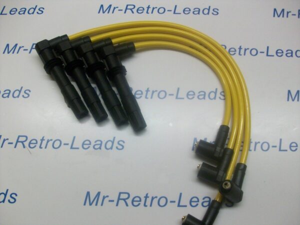 Yellow 8mm Performance Ignition Leads For Polo 1.6 Gti 1.4 16v Quality Ht Leads
