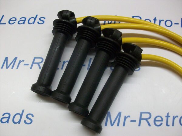 Yellow 8mm Performance Ignition Leads For The Fiesta St150 Mk6 Vi Quality Leads