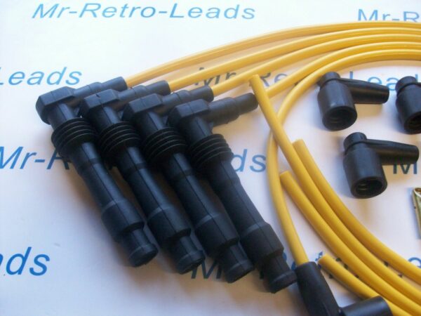 Yellow 8mm Performance Ignition Lead Kit For The Cavalier Calibra C20let C20xe