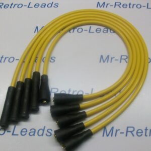 Yellow 8mm Performance Ignition Leads For The Fiesta Mk1 950 1.1 Quality Leads