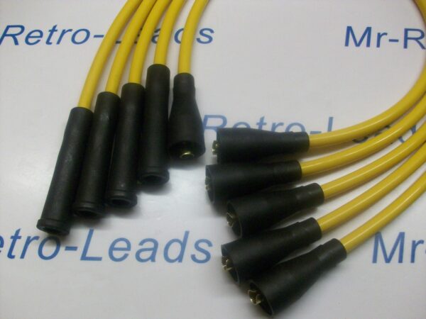 Yellow 8mm Performance Ignition Leads For The Fiesta Mk1 950 1.1 Quality Leads