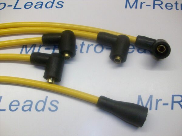 Yellow 8mm Performance Ignition Leads For Triumph Tr3 Tr4 Tr4a  Quality Ht Leads