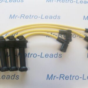 Yellow 8mm Performance Ignition Leads For The Fiesta Mk6 1.4 1.25 Quality Leads