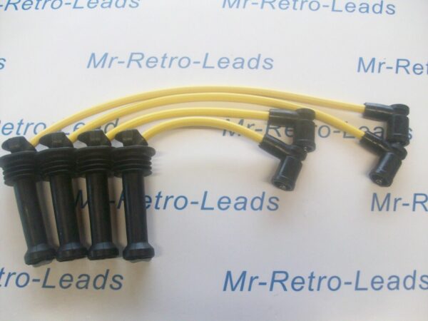 Yellow 8mm Performance Ignition Leads For The Fiesta Mk6 1.4 1.25 Quality Leads