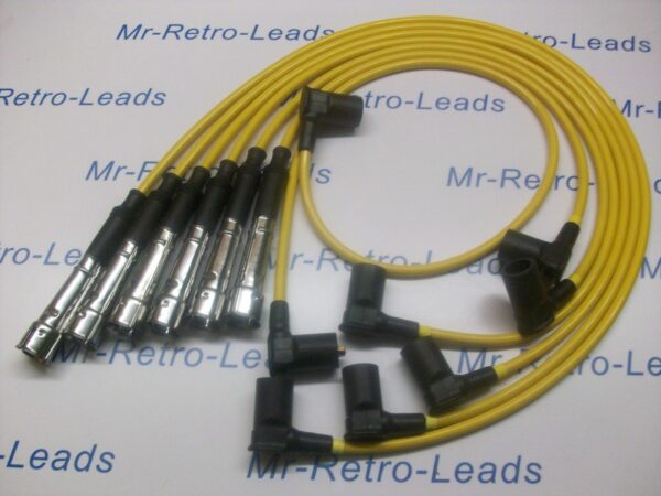 Yellow 8mm Performance Ignition Leads Fits The Mercedes Benz 190e 2.6 1986-91