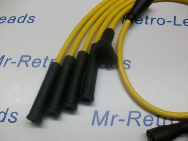 Yellow 8mm Performance Ignition Leads For The Sierra Fiesta 1.3 1.6 1.8 2.0 Ht