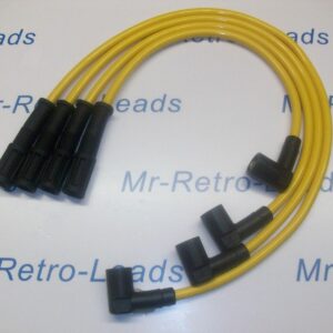Yellow 8mm Performance Ignition Leads Cinquecento Seicento 1.1 Sporting Quality