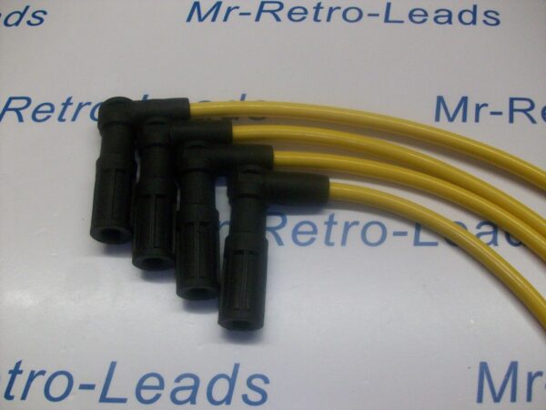 Yellow 8mm Performance Ignition Leads For The Punto 1.4 Gt Turbo Facet Quality