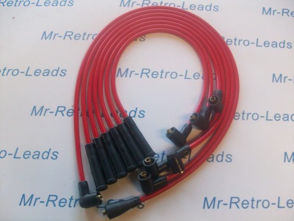 Red 8mm Performance Ignition Leads Fits The Ford Sierra 2.8 Xr4i