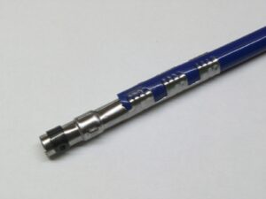 1 X New Ignition Lead Spark Plug Terminal Straight For Tube Boots 3" Long Ht