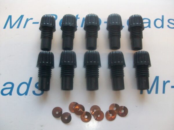 10 X Distributor Long Acorn Nut Screw 10 X Brass Split Washers 10 1930-60s Lucas