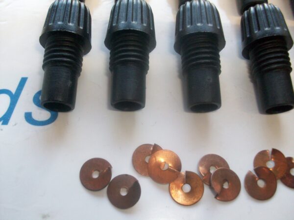 10 X Distributor Long Acorn Nut Screw 10 X Brass Split Washers 10 1930-60s Lucas