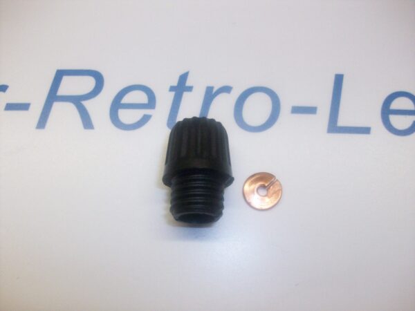 1x Ignition Acorn Nut Short Screw Cap + Brass Split Washer Lucas Type Ht New