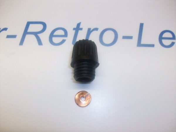 1x Ignition Acorn Nut Short Screw Cap + Brass Split Washer Lucas Type Ht New