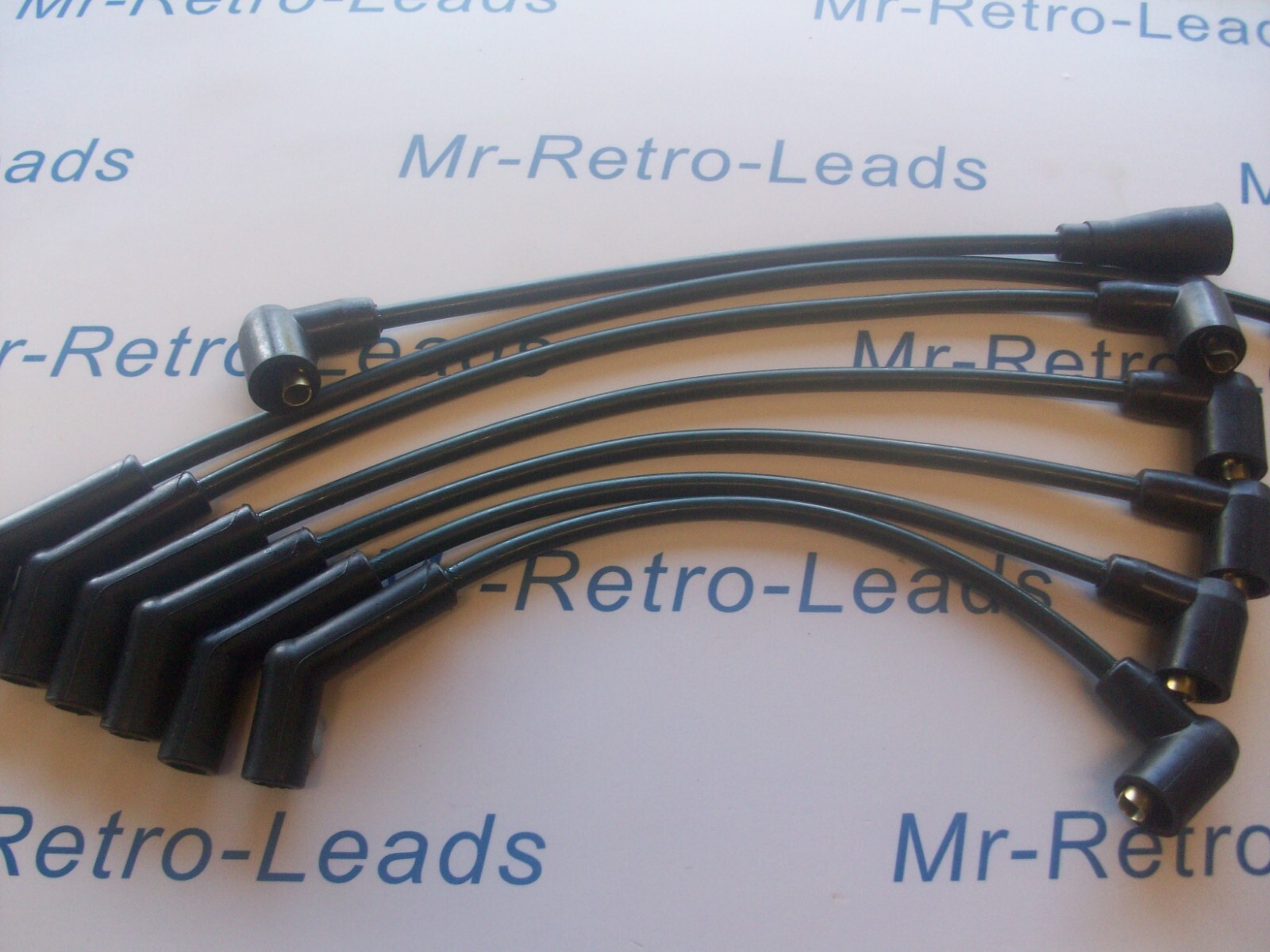 7mm British Racing Green Performance Ignition Leads Triumph Tr5 Tr6 Gt6 Show