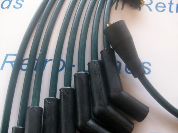 7mm British Racing Green Performance Ignition Leads Triumph Stag 3.0 V8 Quality