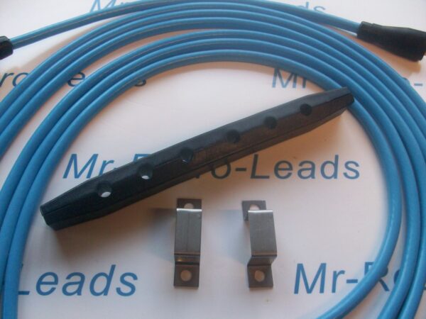 8mm Performance Ignition Leads Fits Jaguar E Type Xj6 Xk Mk2 & Clamp Seporator,