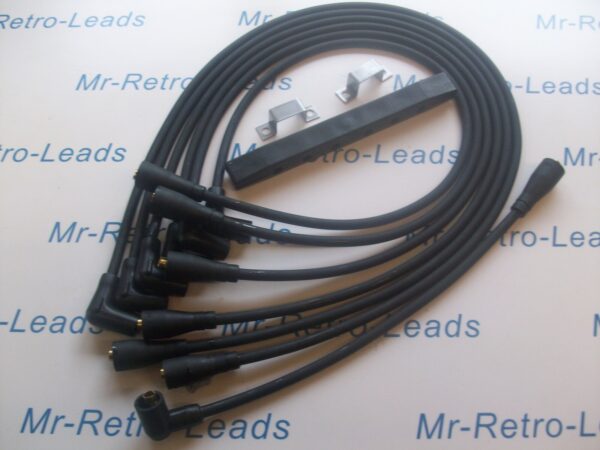 8mm Performance Ignition Leads Fits Jaguar E Type Xj6 Xk Mk2 & Clamp Seporator..