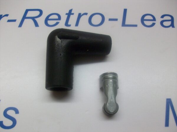 90" Degree Ignition Lead Spark Plug Rubber Boot Fitting 90" Spark Plug Terminal