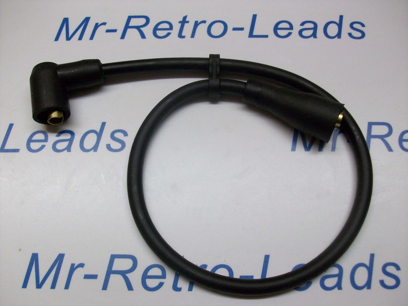 Black 20" Inches Long Ignition Coil Lead Ht All Cars From  50s / 70s & More