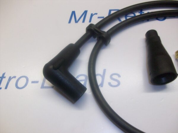 Black 7mm Copper Motorcycle Norton Matchless Triumph Bsa Ajs Ignition Lead Kit