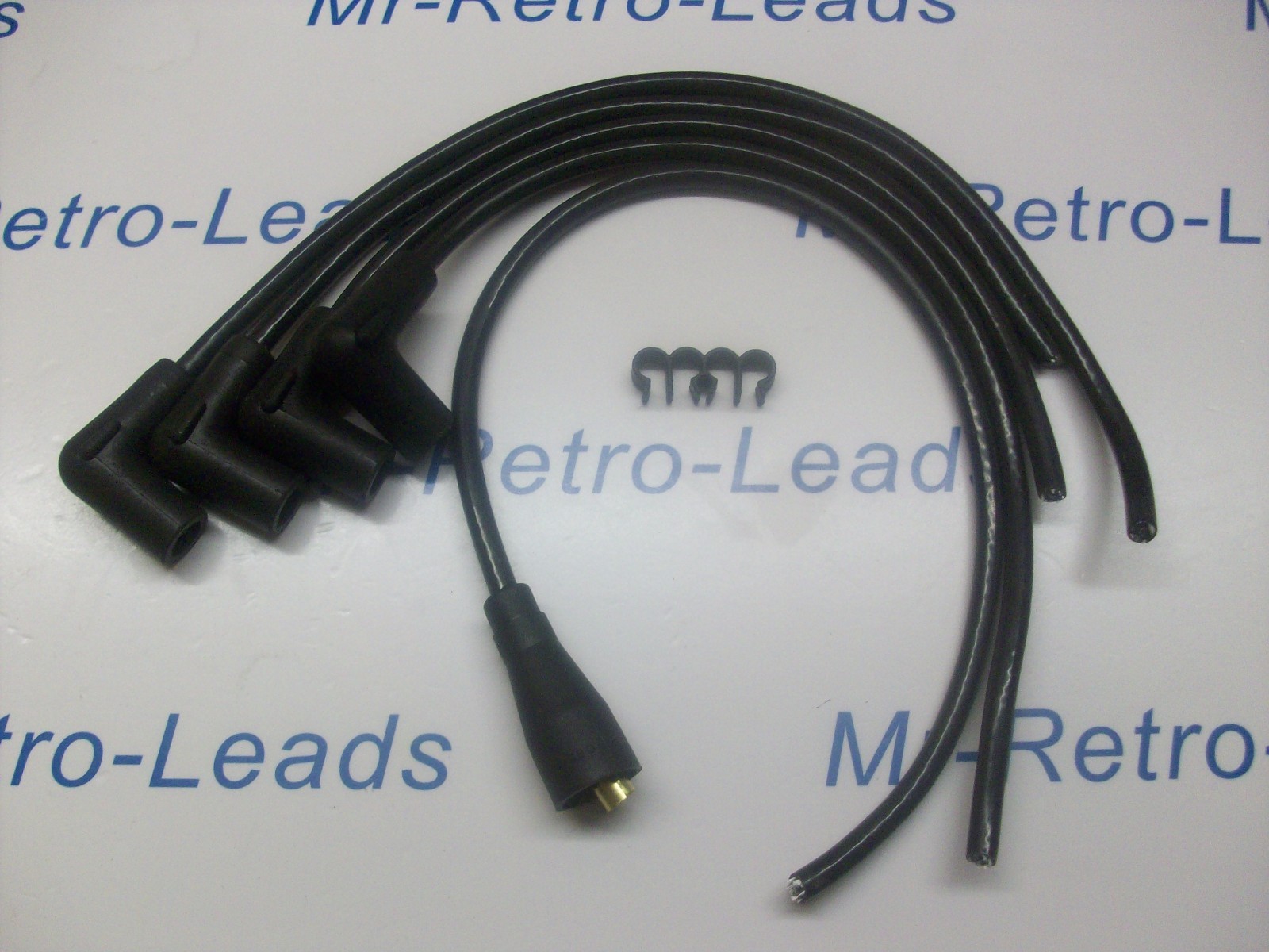 Black 7mm Ignition Leads Austin A40 Somerset 1953 >1956 Quality Built Ht Leads