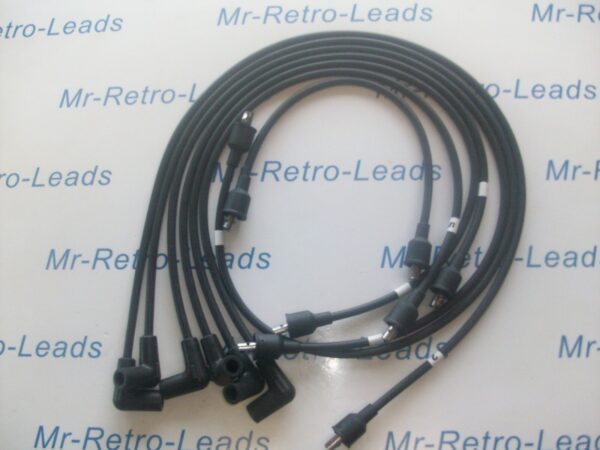 Black 7mm Ignition Leads Will Fit Jaguar  E-type / Xke Xj Series 1-3 Classic Xk