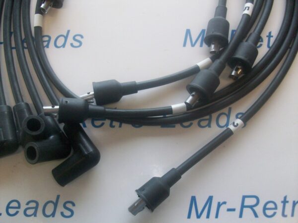 Black 7mm Ignition Leads Will Fit Jaguar  E-type / Xke Xj Series 1-3 Classic Xk
