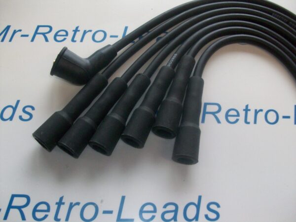 Black 7mm Ignition Leads Triumph Tr6 Tr5 Gt6 2000 2.5 Quality Leads