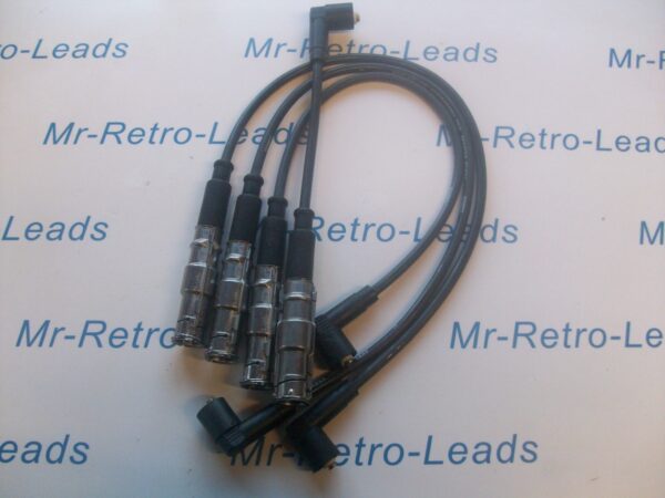 Black 7mm Ignition Leads Triple Silicone Fits Skoda Fabia 2.0i    1999