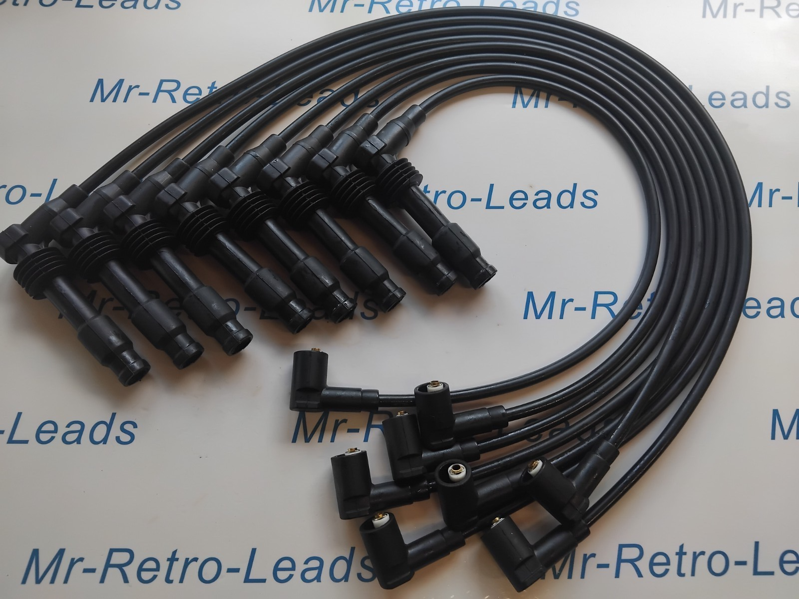 Black 7mm Ignition Leads Fits Ferrari 355 Berlinetta 3.5  1994   99 Hand Built