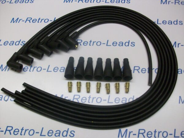 Black 7mm Performance Ignition Lead Kit Fits. Jaguar Mk 2 Xj6 Xk 6 Cyl Quality
