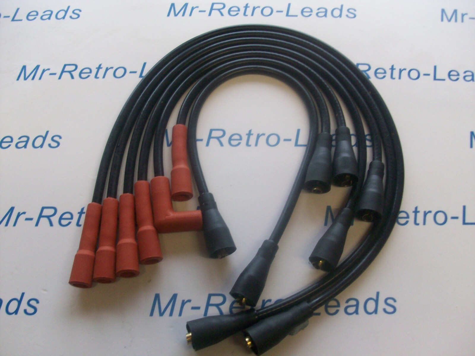 Black 7mm Performance Ignition Leads 250s W108 1965   1971 Quality Hand Built Ht