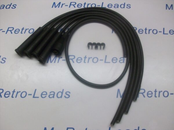 Black 7mm Tinned Copper Core Ignition Leads Fits The Land Rover 1955 1969 Ht