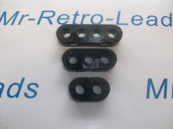 Black 8.5mm Spark Plug Ignition Lead Separator Holder Clamp Spacer Separator Kit