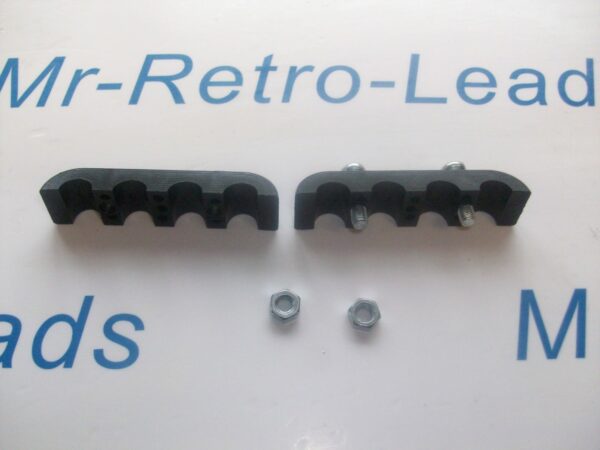 Black 8.5mm Spark Plug Ignition Lead Separator Holder Clamp Spacer Separator Kit