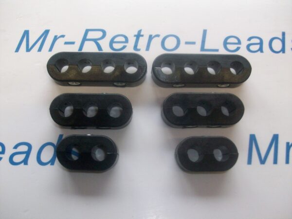 Black 8.5mm Spark Plug Ignition Lead Separator Holder Clamp Spacer For The V8