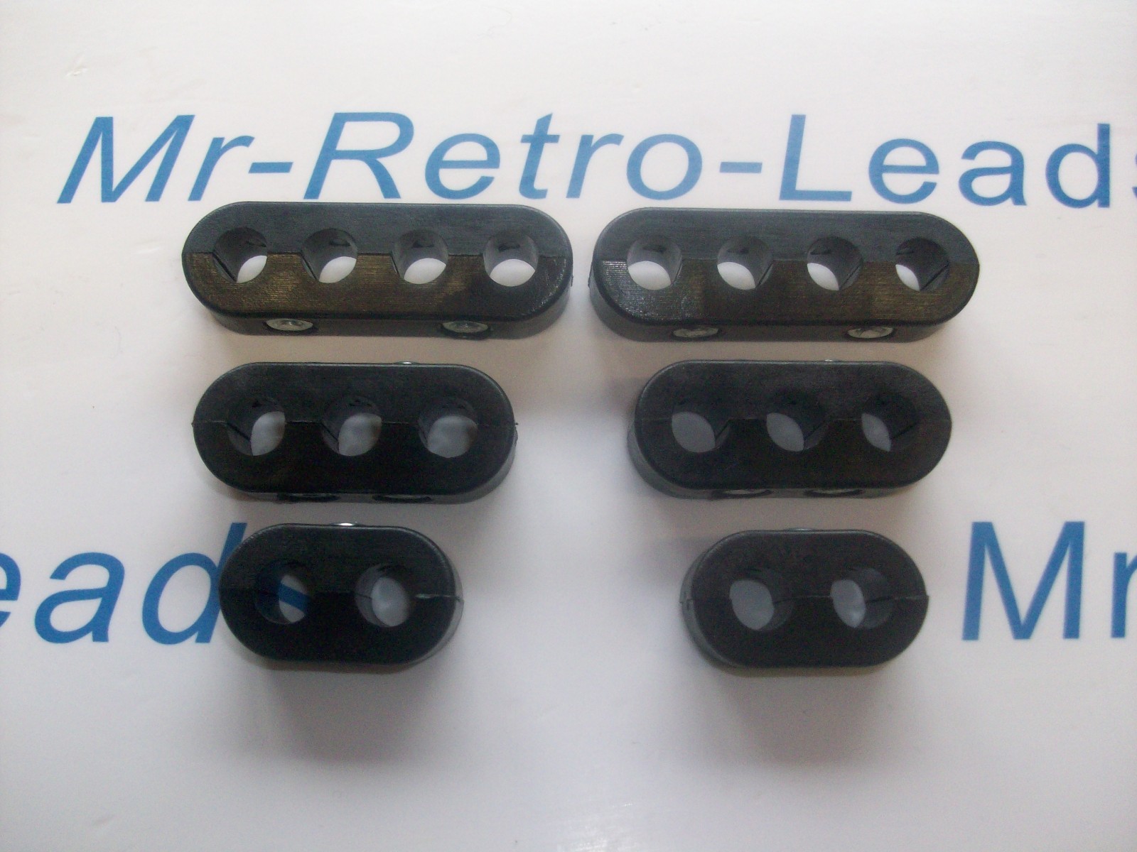 Black 8.5mm Spark Plug Ignition Lead Separator Holder Clamp Spacer For The V8