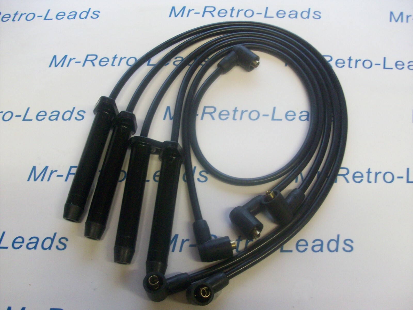 Black 8m Performance Ignition Leads Scorpio Mk1 Dohc Sierra 2.0 Dohc Granada Mk3