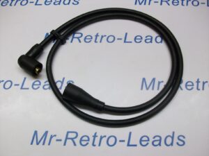 Black 8mm Extra Long Ignition Lead Coil 1 Meter Ht Cars From  50s 70s And More