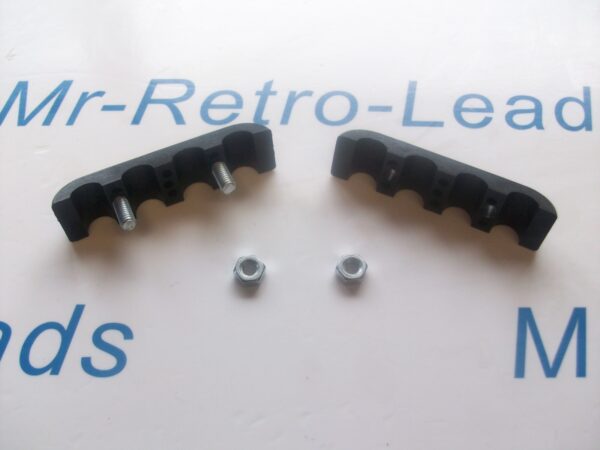 Black 8mm Ignition Lead Ht Clip Holder Separator Clamp Holder Spacer Kit 4 Way